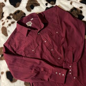 Men’s | Ely Plains Cattleman | long sleeve | pearl snap button down | western